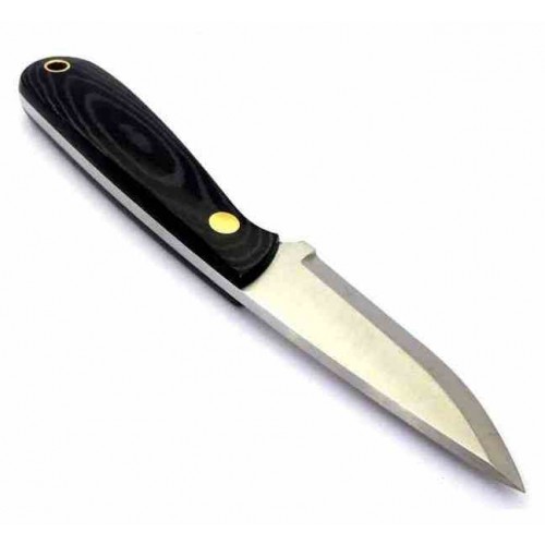 Brisa Necker Scandi Micarta Negra Cuero 008-9806-1549