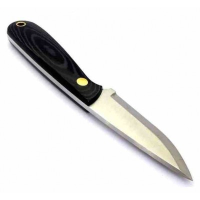 Brisa Necker Scandi Black Micarta Leather 008-9806-1549 Brisa Necker Scandi Black Micarta Leather 008-9806-1549