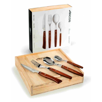 Arcos Gregorio Set Cubiertos Madera 378800