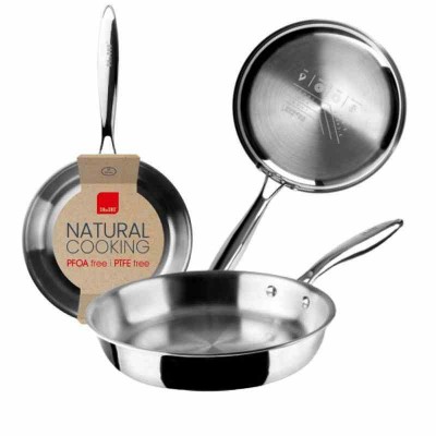 Ibili Sarten Triply Natural Acero Inoxidable 18 cm. 652918