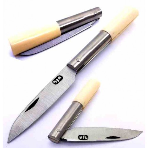 Taramundi D. Legaspi Punta Recta Micarta Blanca