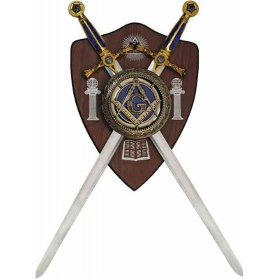 Rite Edge Mason Double Sword Plaque cn926996