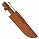Olive Wood Damascus Bowie dm1132