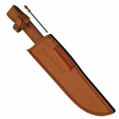 Olive Wood Damascus Bowie dm1132 Olive Wood Damascus Bowie dm1132