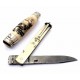 J.M. Remaud Barrel GM 120 Damascus Ivory Scrimshaw Boat