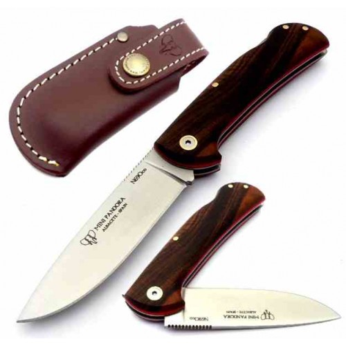 Cudeman Mini Pandora Walnut + Sheath 389gf