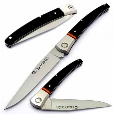 Mudela Black Micarta Bandera jg94.3b Mudela Black Micarta Bandera jg94.3b