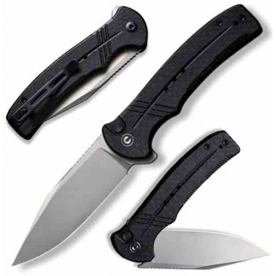 Civivi Cogent Button Lock Black civc20038d7