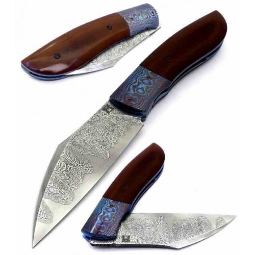 Milan Mozolic Wharncliffe San Mai Micarta