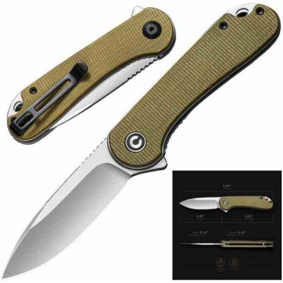 Civivi Elementum Olive Micarta civc907s