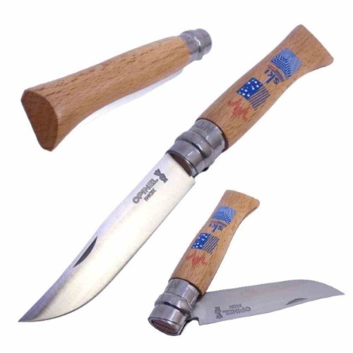 Opinel Inox. Nº 8 Ed. Limitada Ski Courchevel Meribel 2023 025747