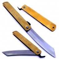 M. Nagao Higonokami 14 Latón 120 mm. M. Nagao Higonokami 14 Latón 120 mm.