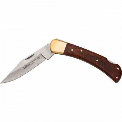 Winchester Large Lockback Wood wn6220020w