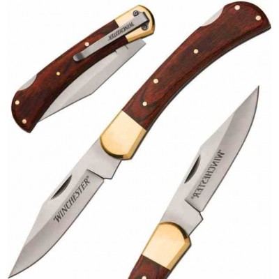 Winchester Large Lockback Wood wn6220020w