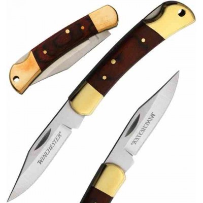 Winchester Small Lockback Wood wn6220030w