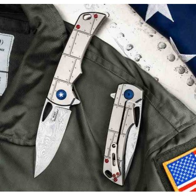 Boker Plus P-51 Damast 01bo910dam Boker Plus P-51 Damast 01bo910dam