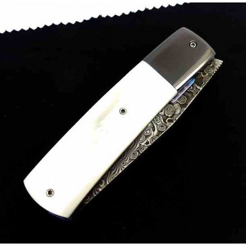 MCK Classic II Damascus & Mother Pearl