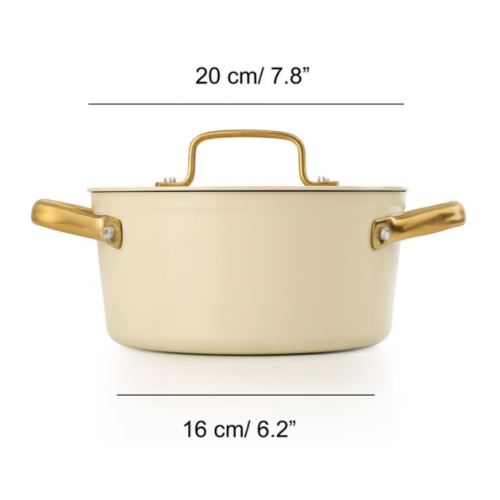 Arcos Cacerola Samoa Beige Pot 20 cm. 716924