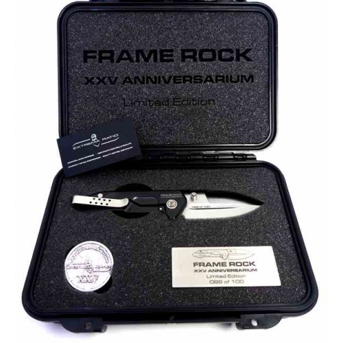Extrema Ratio Frame Rock XXV Aniversarium Limited Edition 0456/sat/blk-xxv
