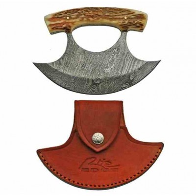Rite Edge Ulu Damascus Stag dm1111sg Rite Edge Ulu Damascus Stag dm1111sg