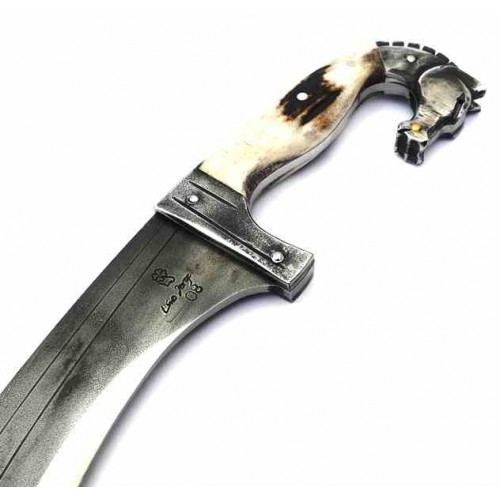 Falcata Artesanal Horse Stag