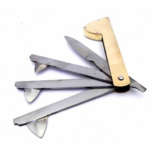Blood Letting Fleam French Brass
