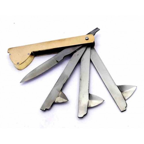 Blood Letting Fleam French Brass