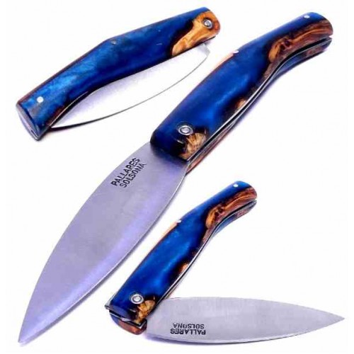 Pallares Busa Stabilized Wood Blue Carbon
