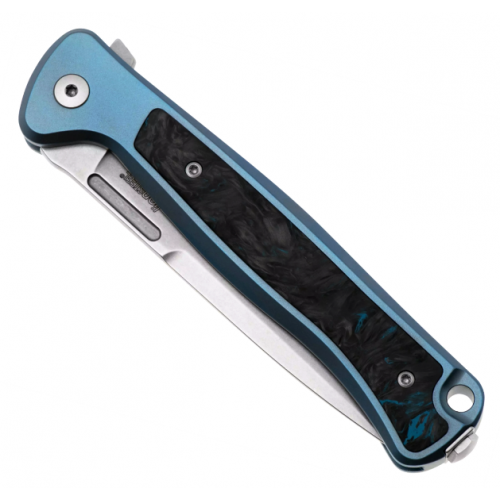 Lionsteel Skinny Titanium Fibra Carbono Blue sk01bl