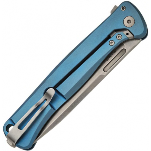 Lionsteel Skinny Titanium Fibra Carbono Blue sk01bl