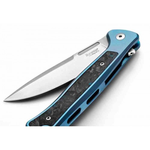 Lionsteel Skinny Titanium Fibra Carbono Blue sk01bl