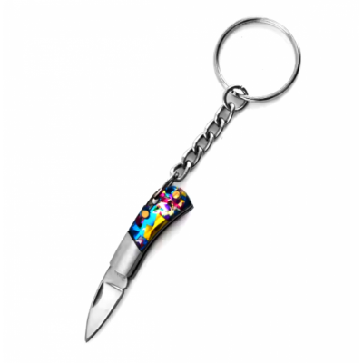 Miniature Pocket Knife Keychain Multicolours 277189