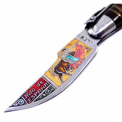 Toledo Estaje Knife Bullfighting Engravings 875342 Toledo Estaje Knife Bullfighting Engravings 875342