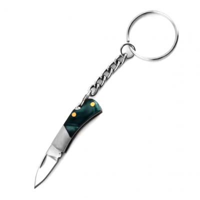 Navaja Miniatura Llavero Verde 277186 Navaja Miniatura Llavero Verde 277186