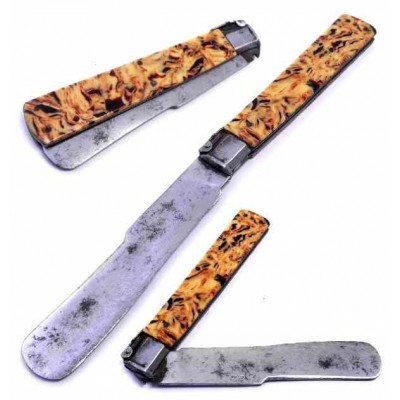 Navaja Antigua Pisto Punta Redonda