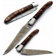 Fontenille Pataud Laguiole Nature Damascus Walnut 9742