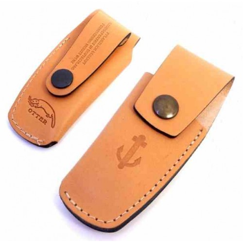 Otter Leather Sheath Natural MHASW