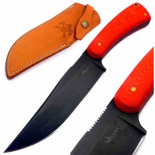 GMT Garcimonte Worker Micarta Naranja Cuero