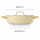 Arcos Cacerola Samoa Beige Baja 28 cm  717124