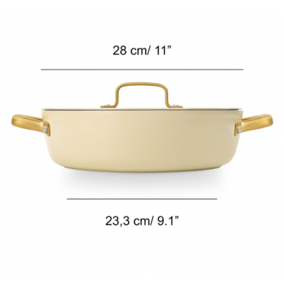Arcos Low Saucepan Samoa Beige 28 cm 717124 Arcos Low Saucepan Samoa Beige 28 cm 717124