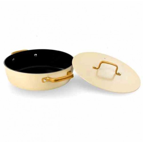 Arcos Cacerola Samoa Beige Baja 28 cm  717124