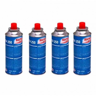 Super-Ego Cartuchos Gas Cocina Portatil seh003800 4 Unidades Super-Ego Cartuchos Gas Cocina Portatil seh003800 4 Unidades