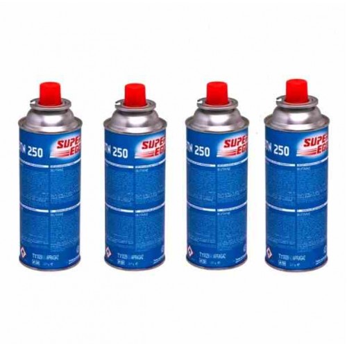 Super-Ego Cartuchos Gas Cocina Portatil seh003800 4 Unidades