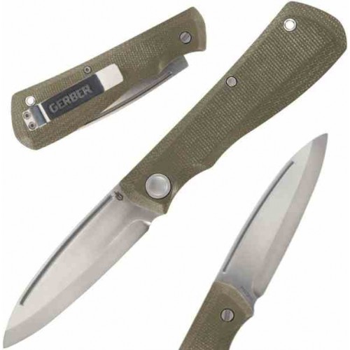 Gerber Mansfield Green Micarta g4123