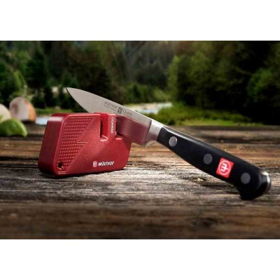 Wusthof Afilador Bolsillo Dual Rojo Wusthof Afilador Bolsillo Dual Rojo