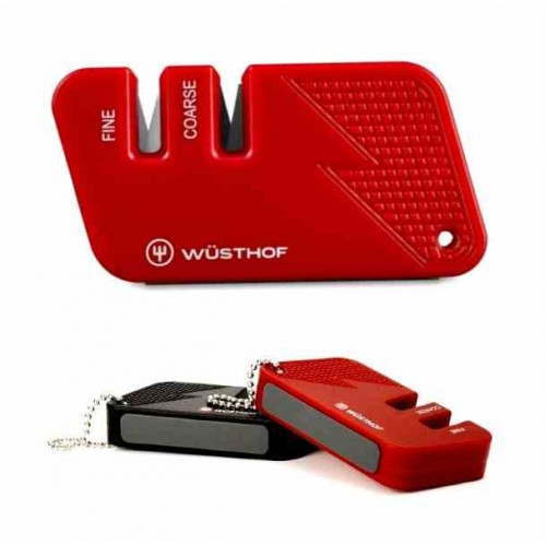 Wusthof Afilador Bolsillo Dual Rojo