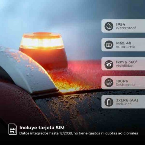 Baliza Emergencia Señalización V16 Geolocalización 201800008