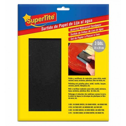 Supertite Set 3 Lija Agua 3311