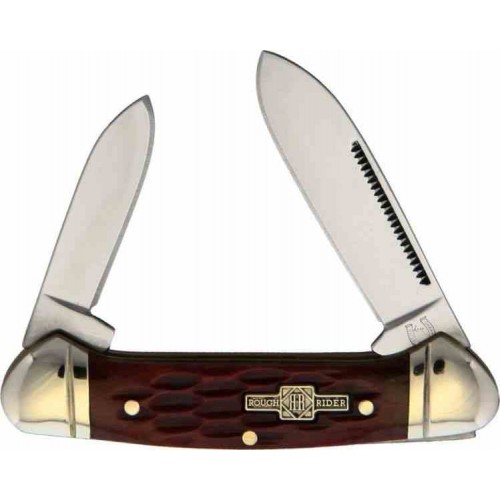 Rough Rider Mini Canoe Red Jig Bone rr271 Rough Rider Mini Canoe Red Jig Bone rr271