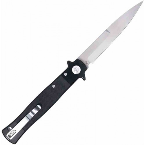 Cobratec Stiletto Button Lock Satin cbtstblbk